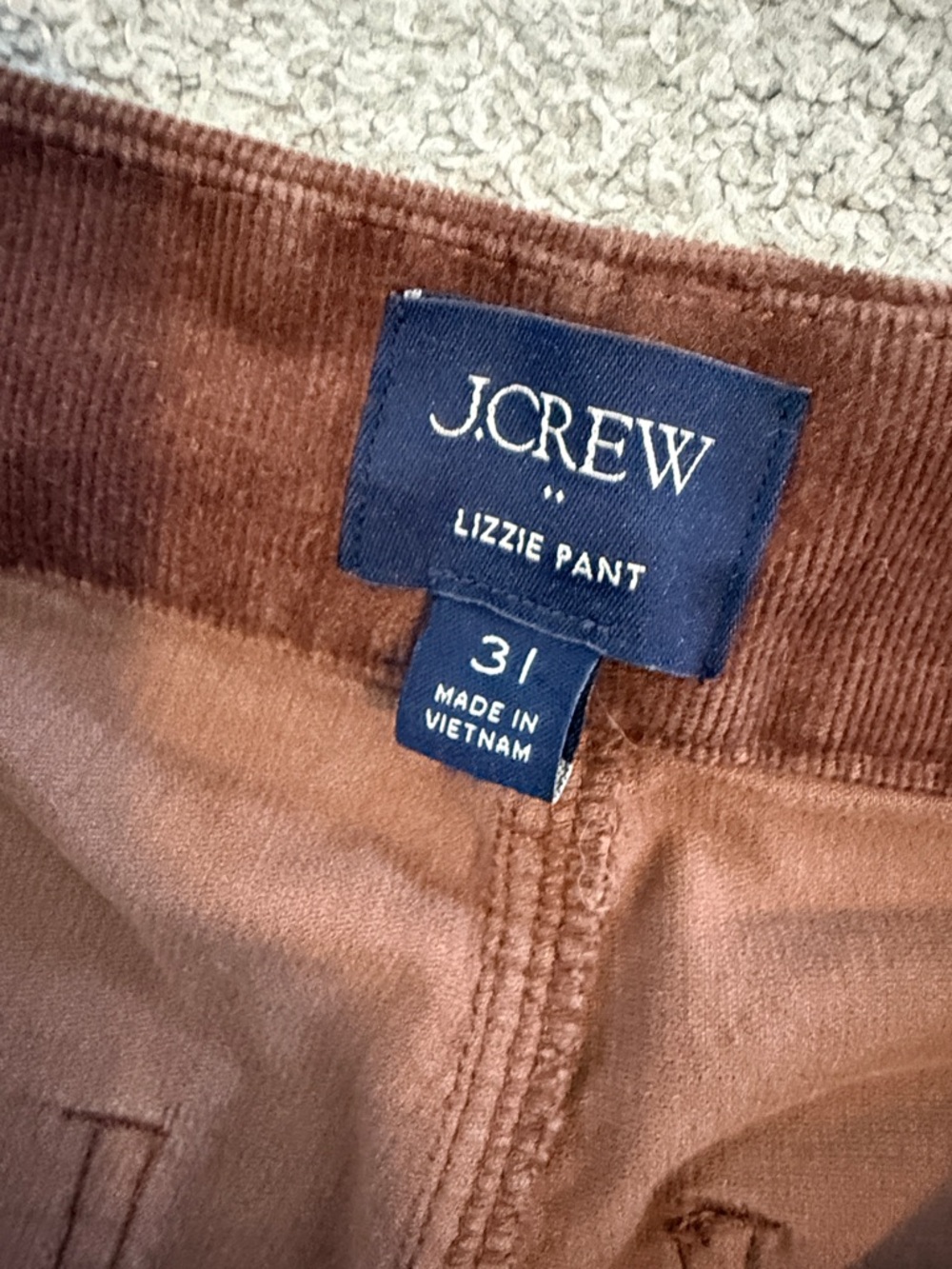 J. Crew Wide-Leg Corduroy Pants in Brown - Picture 2 of 4